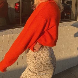 Red h&m sweater